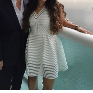 LF White formal dress